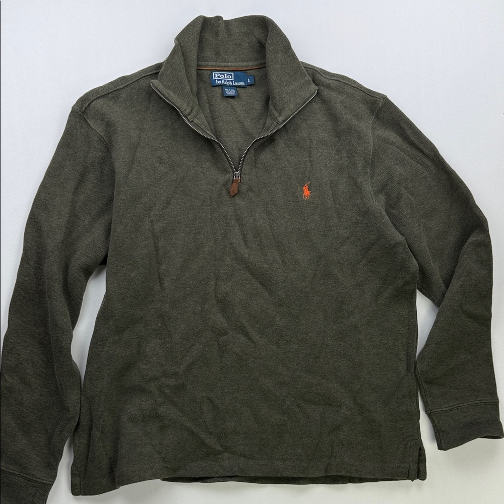 Polo Ralph Lauren Olive Green Pullover Sz L